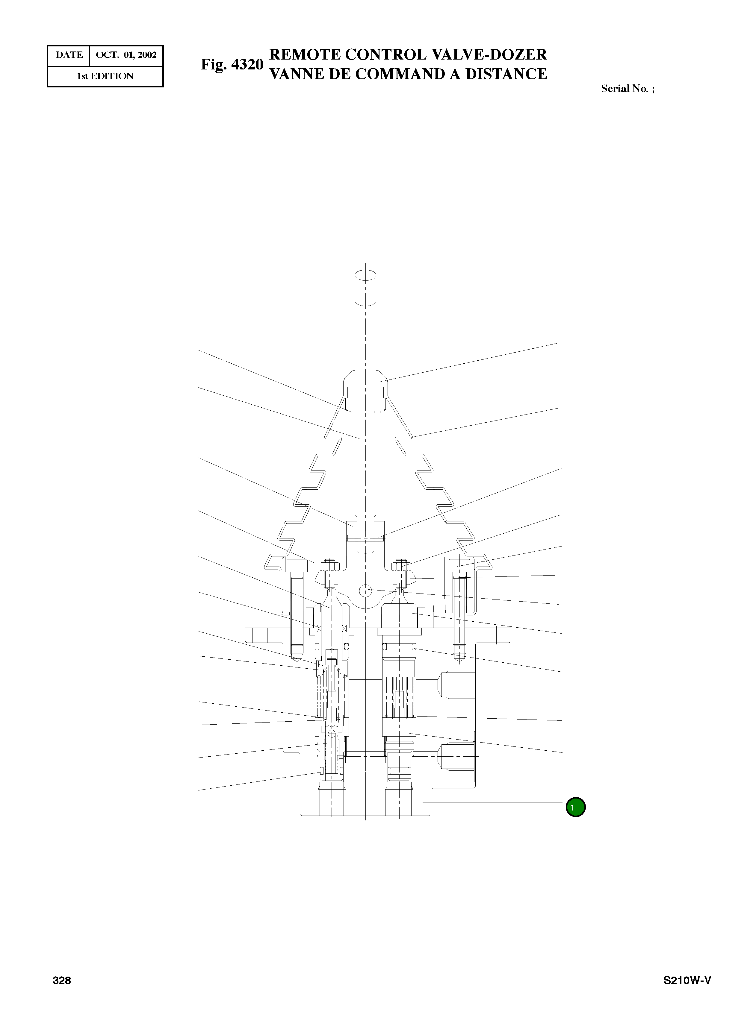 Корпус J96H2001 Komatsu