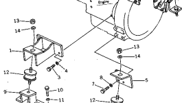 Кронштейн 20M-01-72121 Komatsu