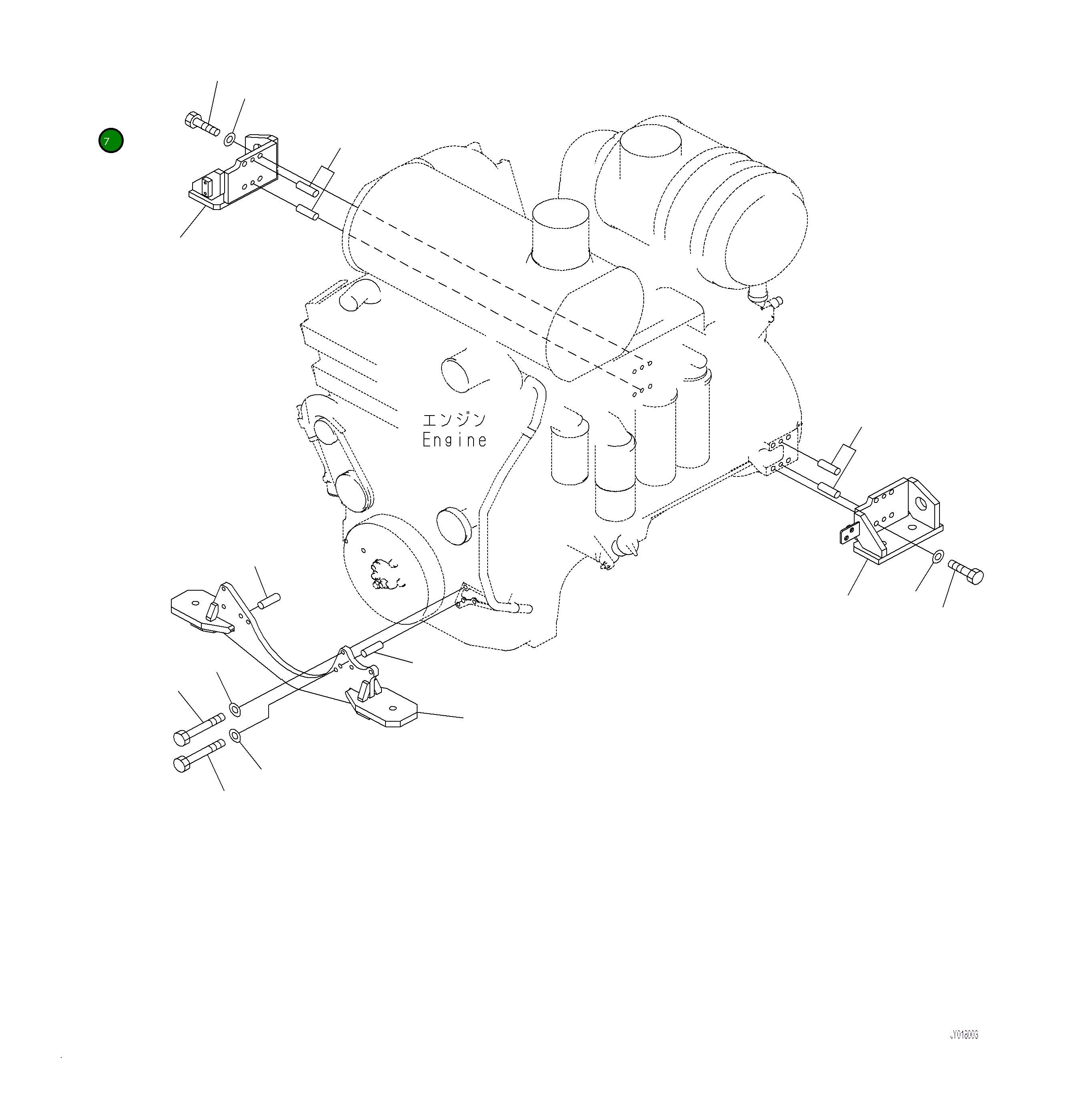 Кронштейн 425-01-51331 Komatsu