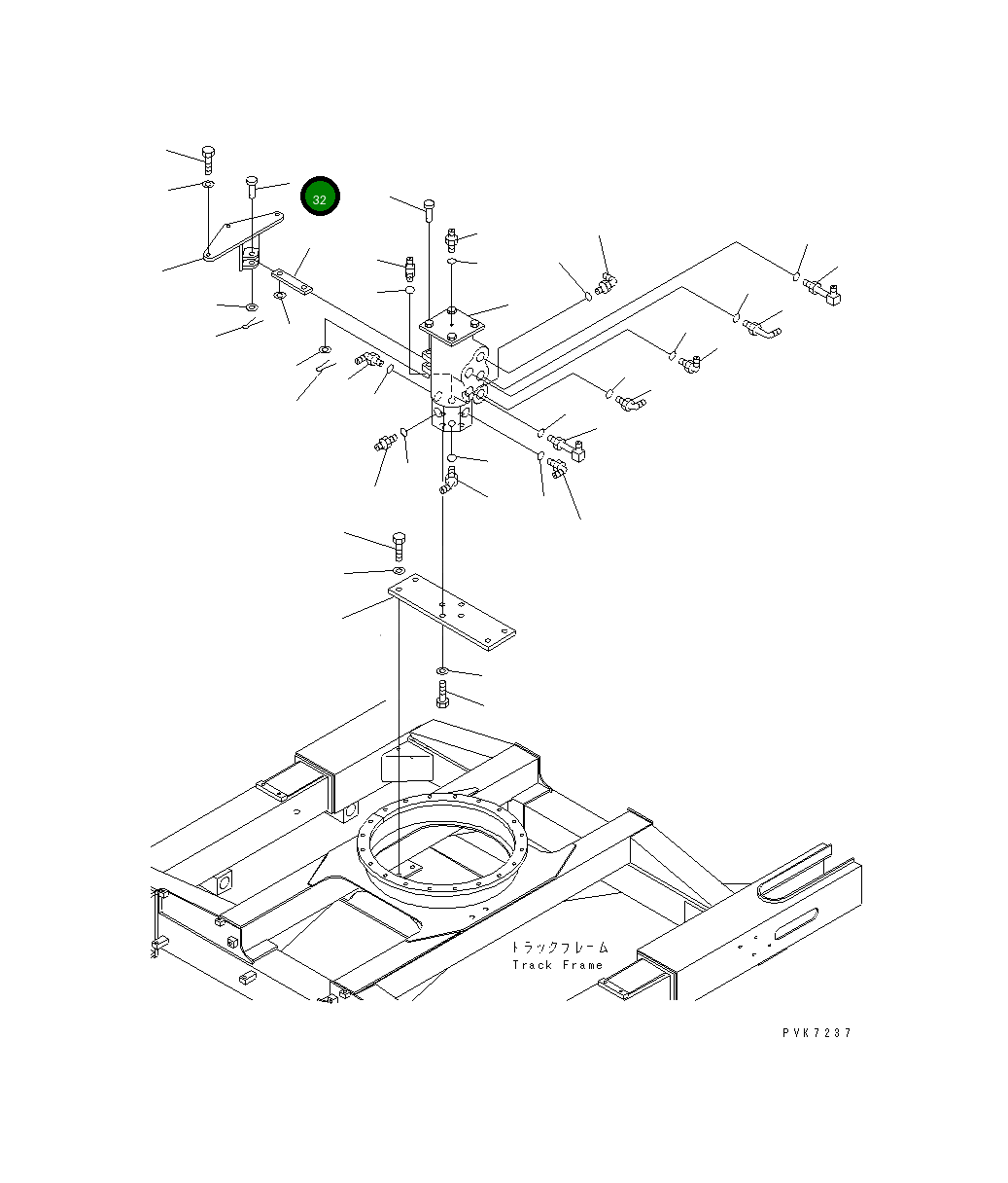 Палец 04205-11655 Komatsu