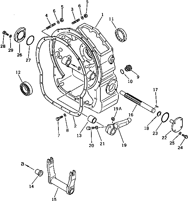 Корпус 130-10-62110 Komatsu