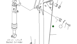 Палец 21Y-70-14180 Komatsu