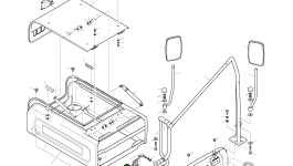 Кронштейн 195-02624C Komatsu