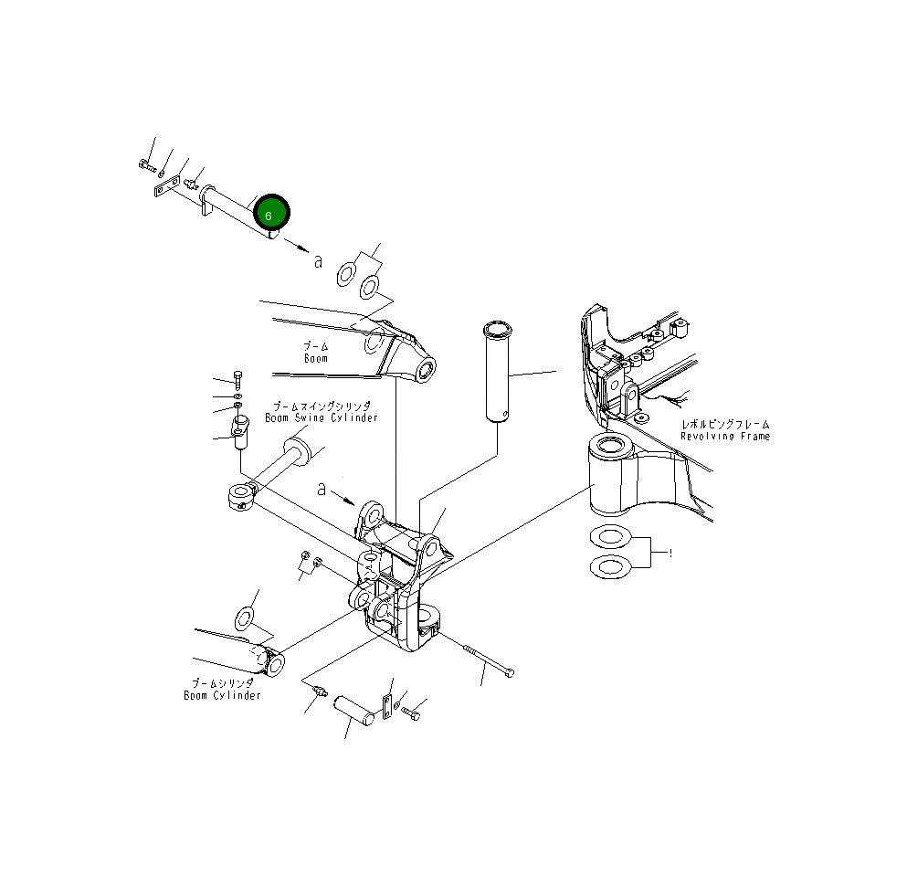 Палец 22J-70-25431 Komatsu