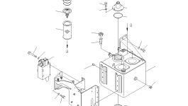 Кронштейн 567-60-71210 Komatsu