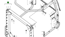 Основание рамы 2963664M91 Komatsu