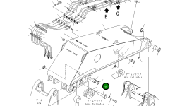 Палец 21T-960-1680 Komatsu