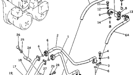Трубка 208-62-12373 Komatsu