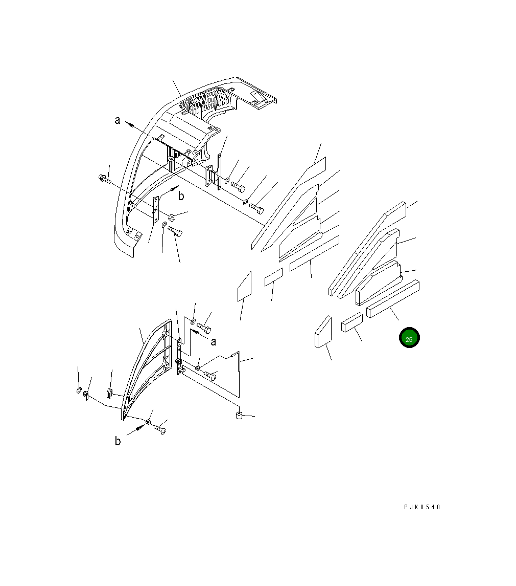 Лист 21W-54-32630 Komatsu