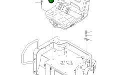 Лист 22F-57-31120 Komatsu