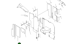 Лист 205-54-31970 Komatsu
