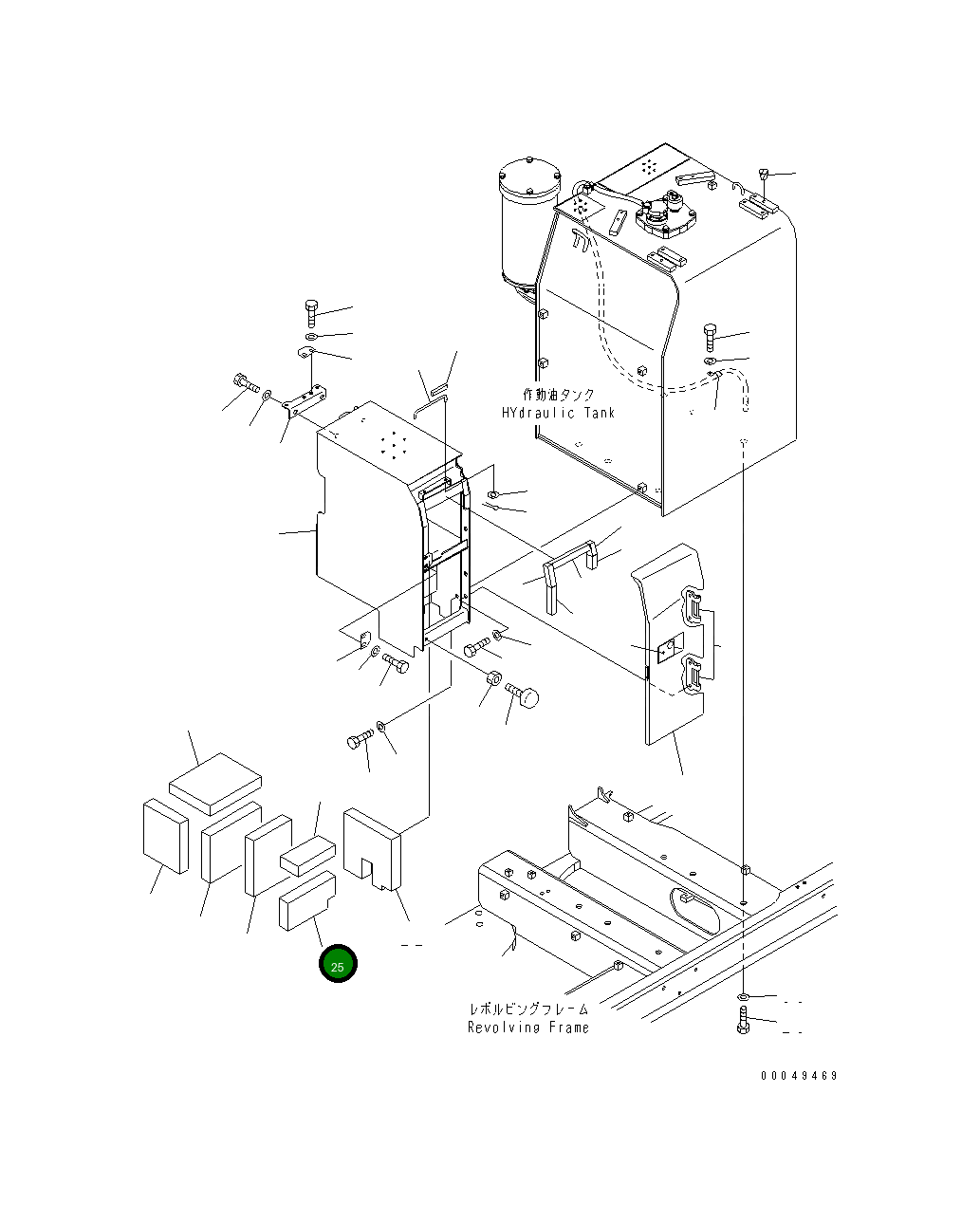 Лист 21M-54-23570 Komatsu