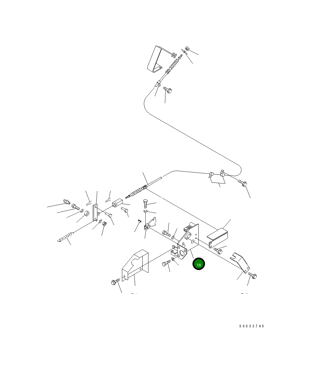 Кронштейн 567-43-73231 Komatsu