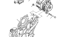 Кронштейн YM123900-77330 Komatsu