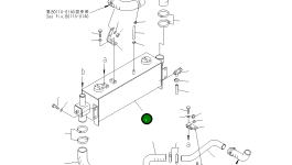 Масляный радиатор 56D-03-11310 Komatsu
