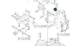 Лист 20Y-54-K9540 Komatsu
