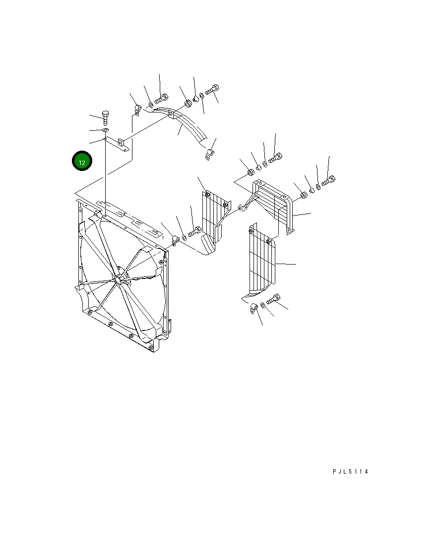 Кронштейн 154-03-31720 Komatsu