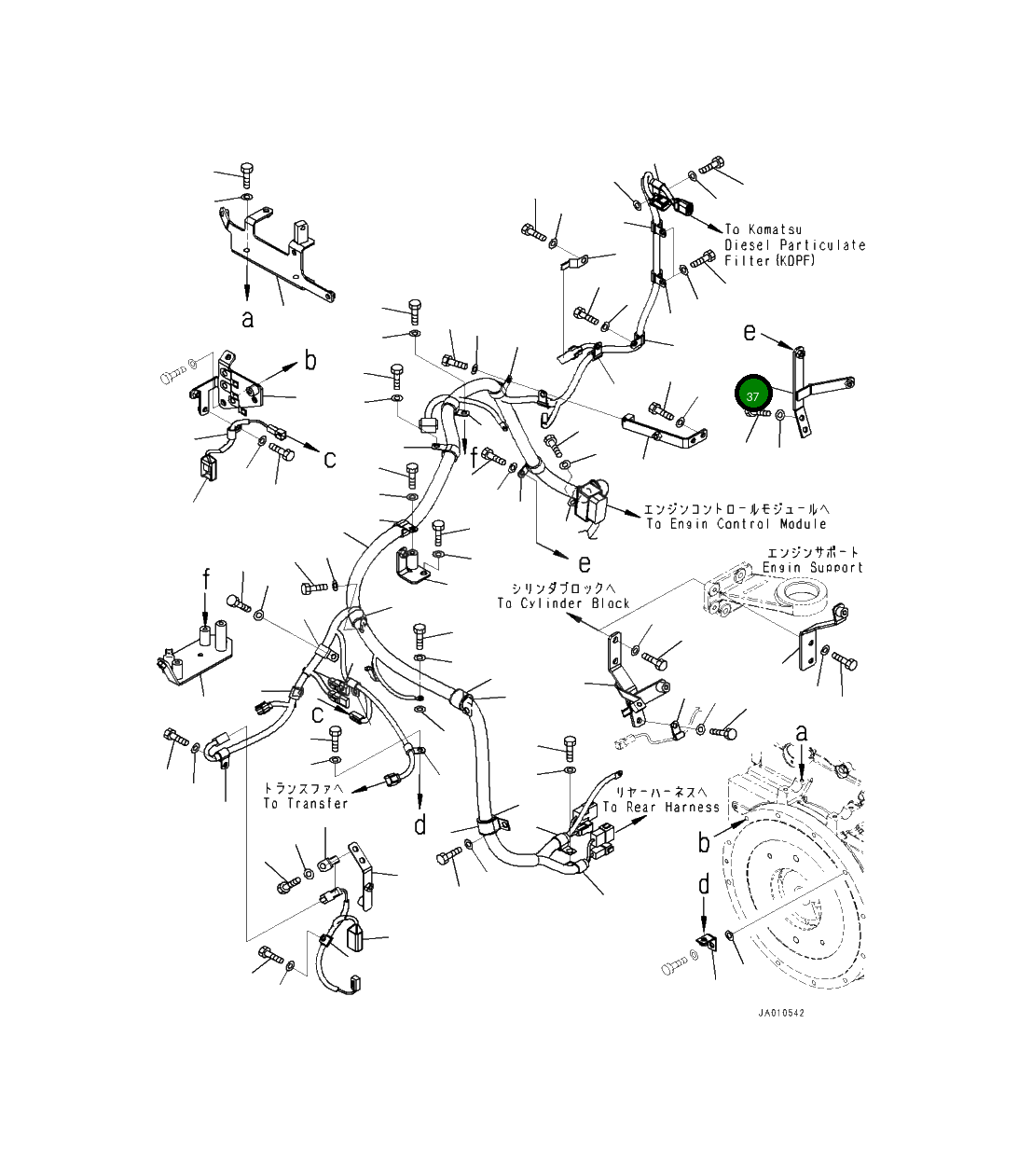Кронштейн 419-06-58560 Komatsu