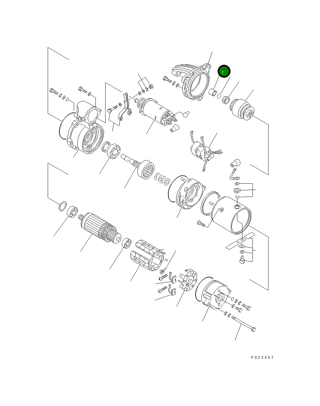 Металл KD7-23351-0140 Komatsu