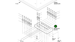Коллекторный блок 207-62-A1351 Komatsu
