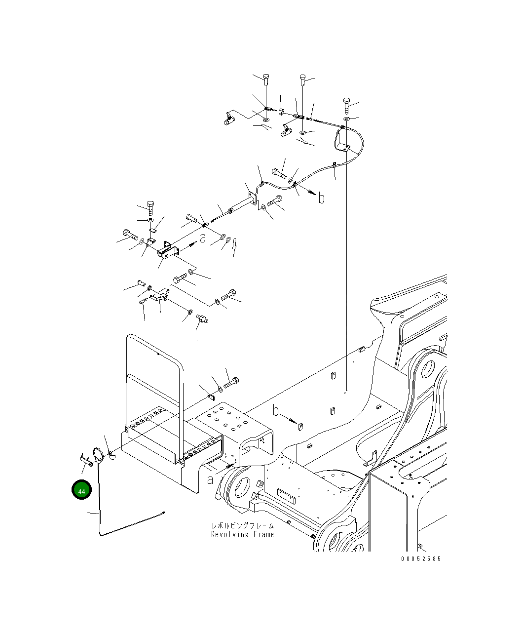 Кронштейн 21T-04-32171 Komatsu