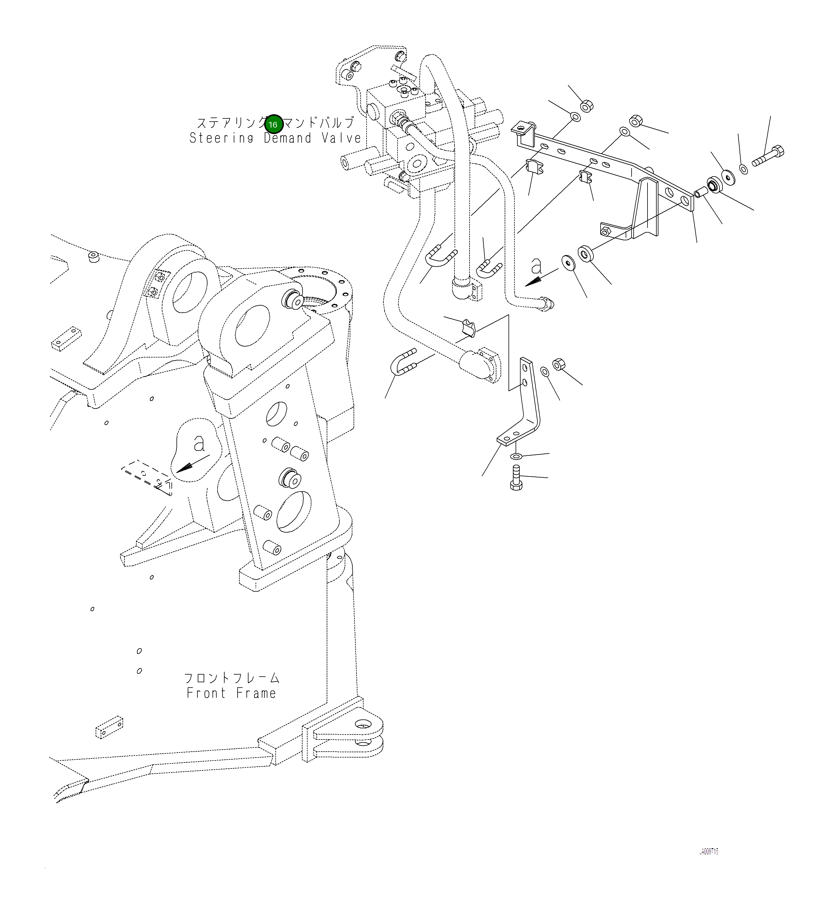 Кронштейн 421-62-52140 Komatsu