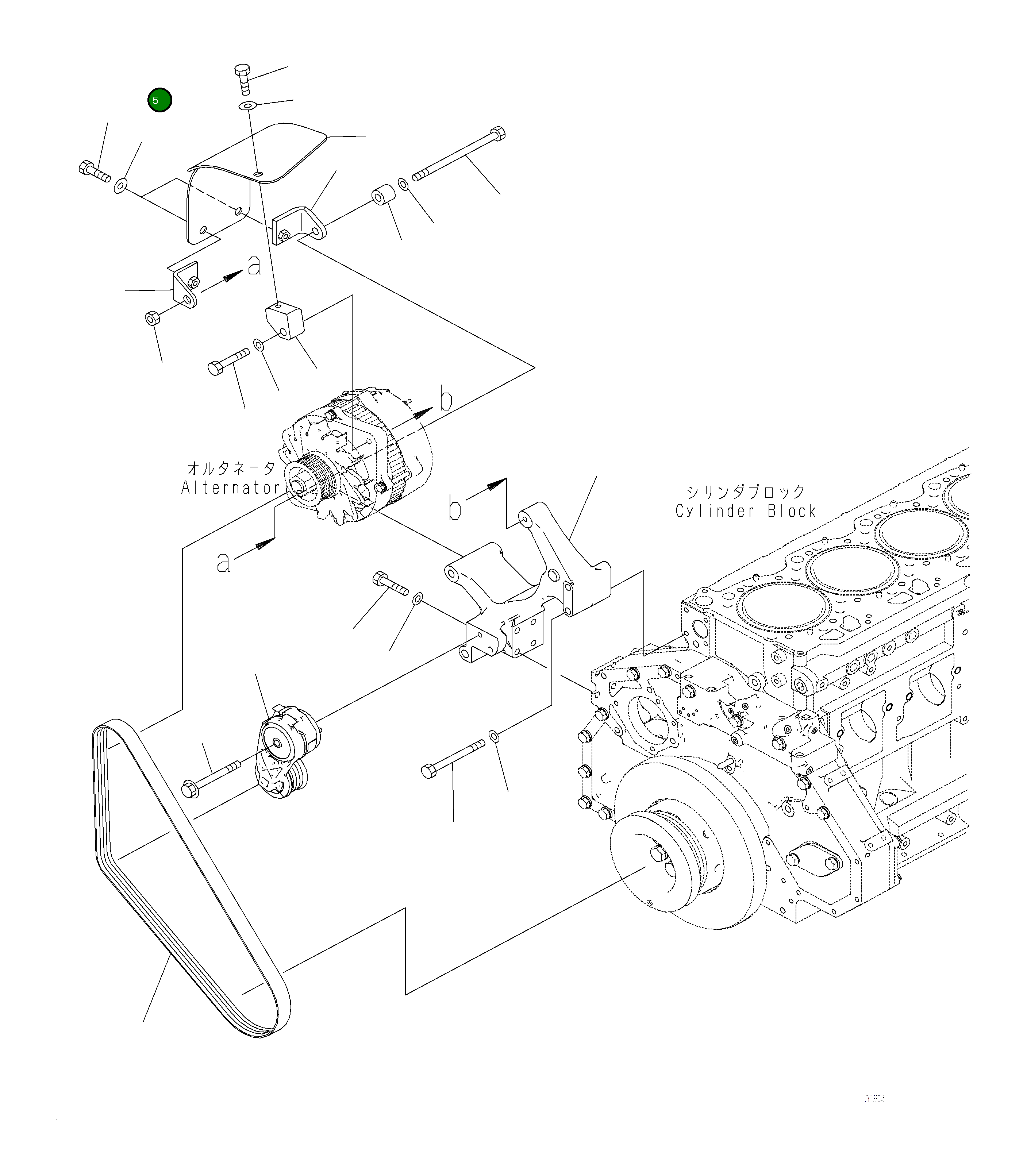 Кронштейн 6253-81-6230 Komatsu