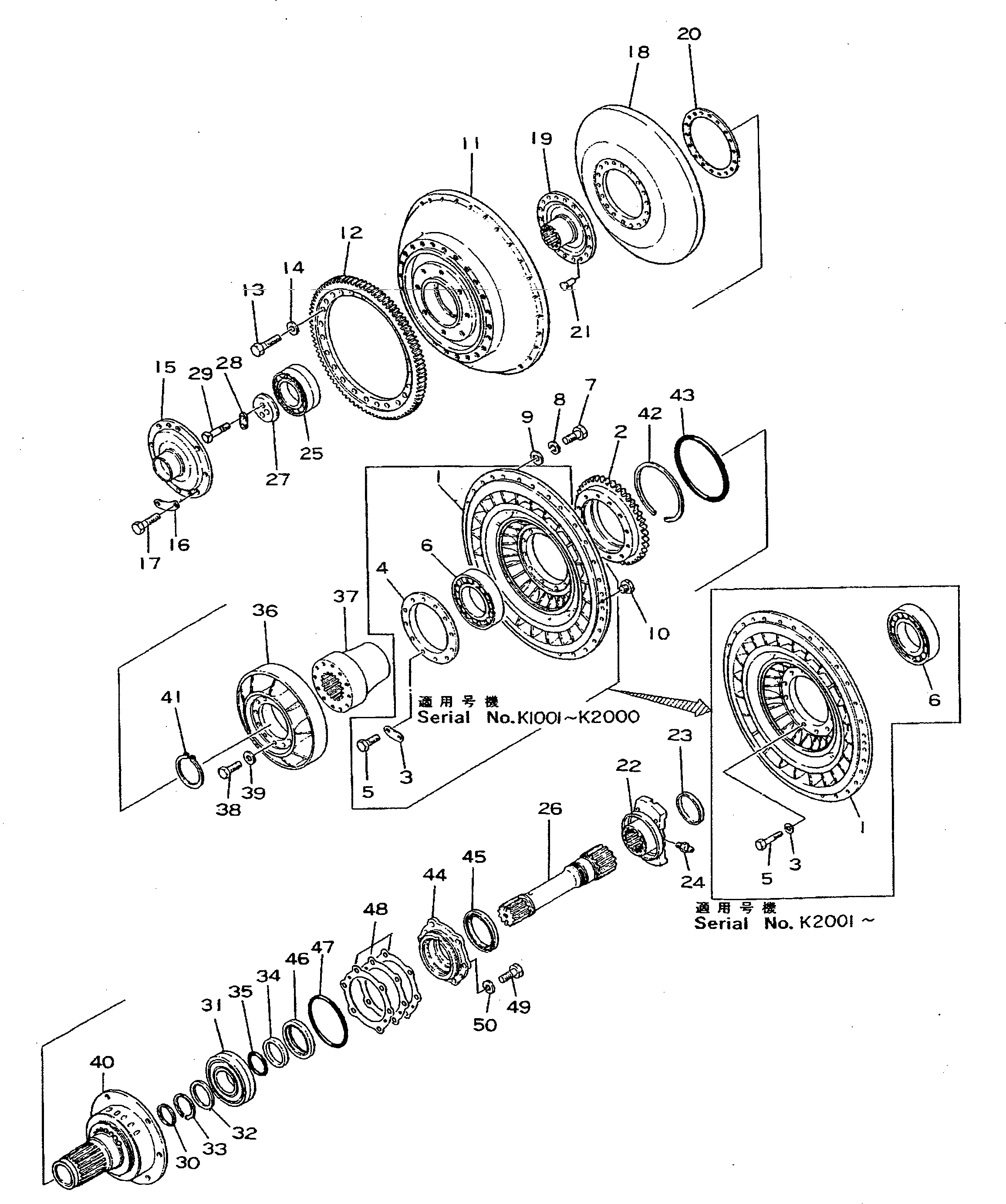 Насос 195-13-11124 Komatsu