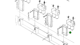 Кронштейн фильтра 653 604 40 Komatsu