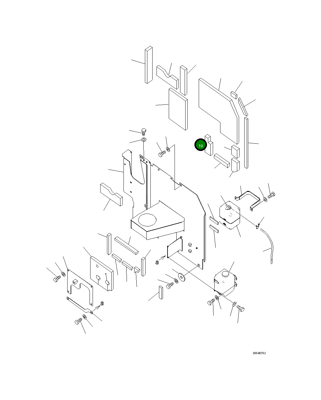 Лист 20Y-54-79170 Komatsu