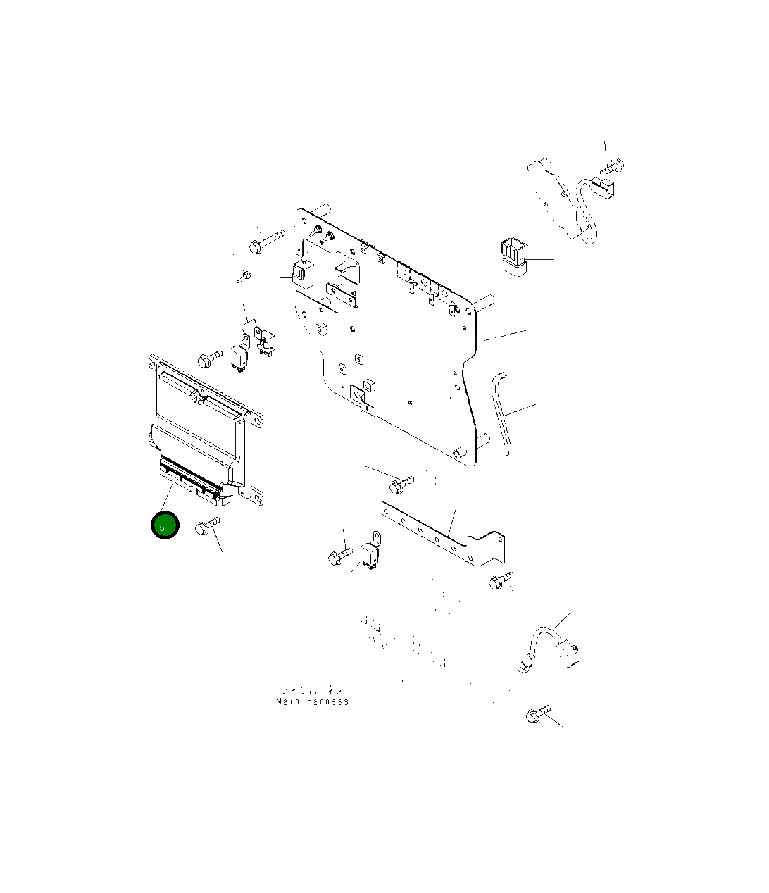Контроллер 7835-50-1004 Komatsu