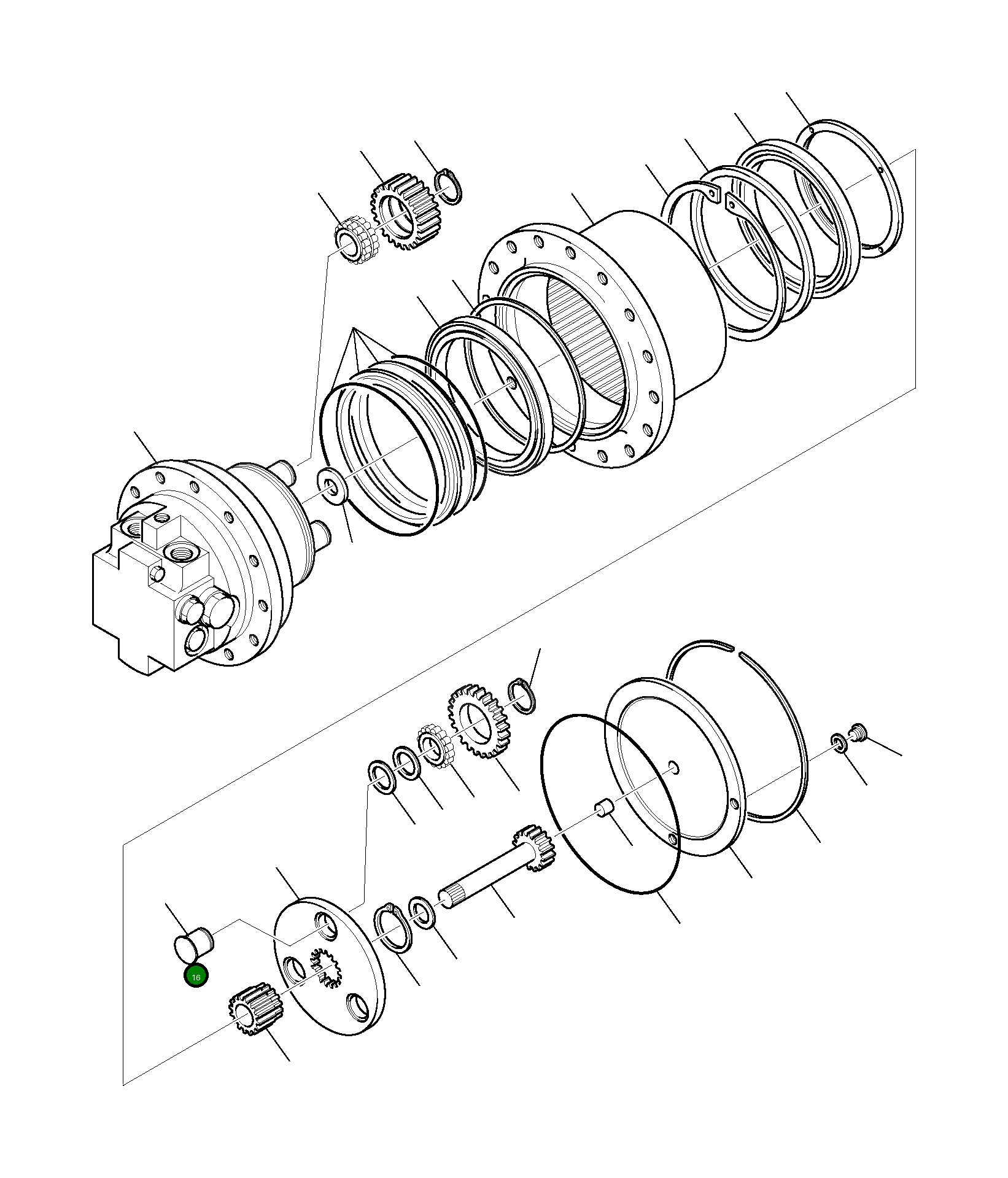 Палец 21D-60-25130 Komatsu