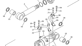 Правая лента 20K-910-1330 Komatsu