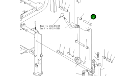Палец 22J-43-15660 Komatsu
