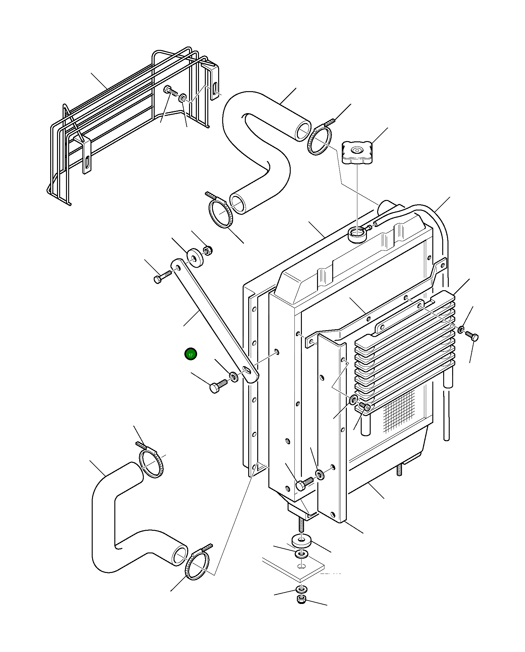 Кронштейн 332207623 Komatsu