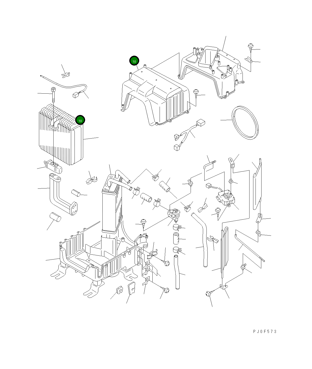 Корпус ND245420-5992 Komatsu