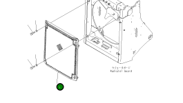 Маска 195-54-81211 Komatsu