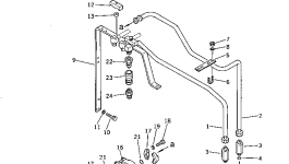 Трубка 202-62-41321 Komatsu