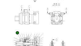 Корпус STADF0898C Komatsu