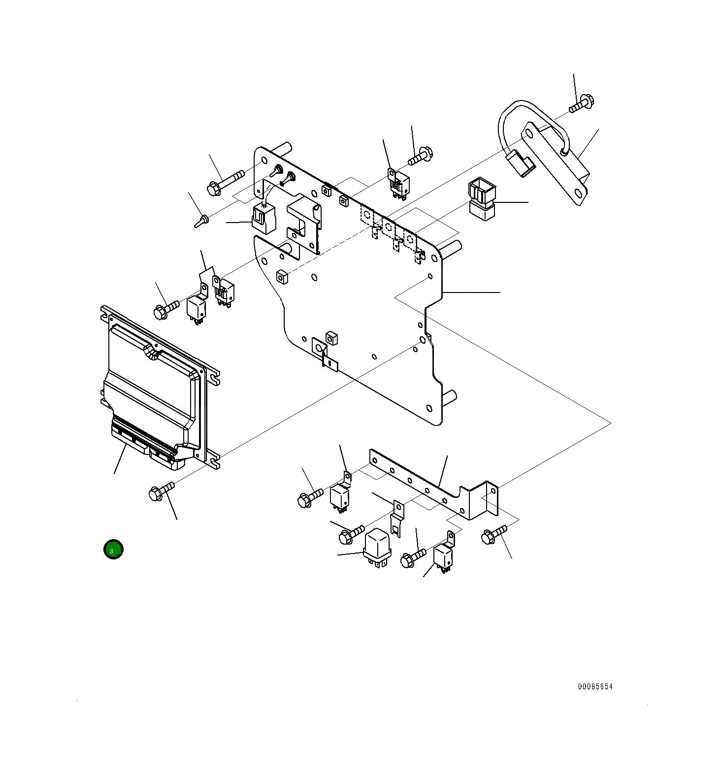 Контроллер 7835-46-1010 Komatsu