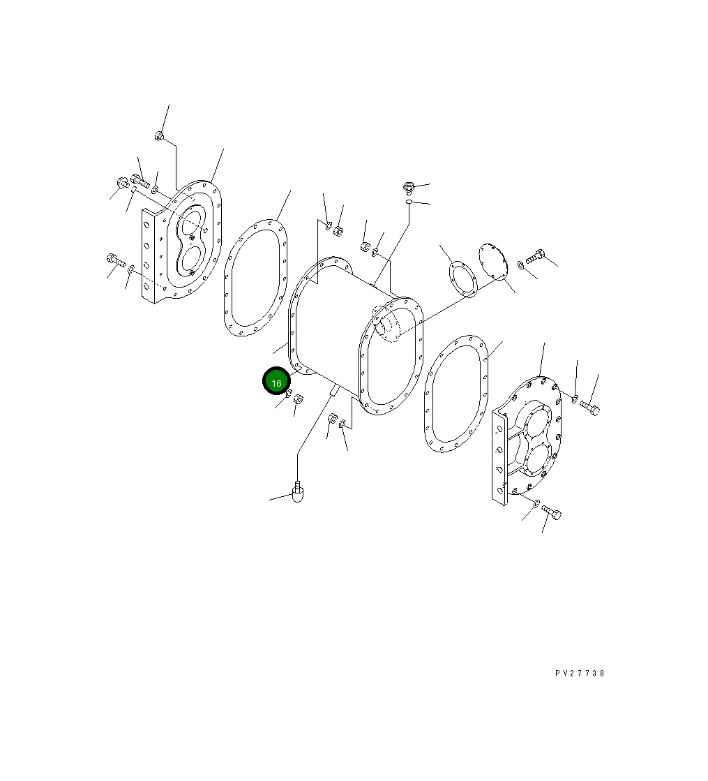 Корпус 8233-72-3430 Komatsu