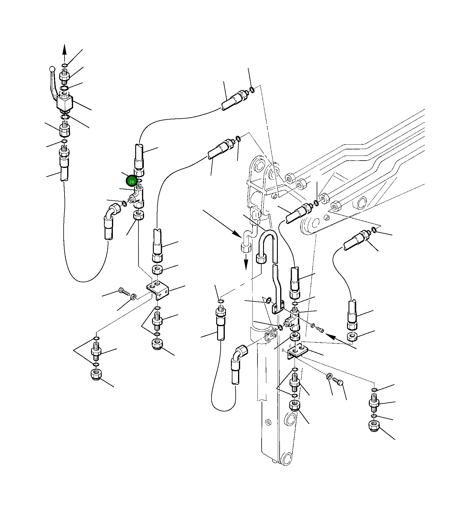 Кран 21D-62-15460 Komatsu
