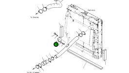 Кронштейн 425-03-41670 Komatsu