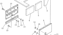 Лист 417-54-11970 Komatsu