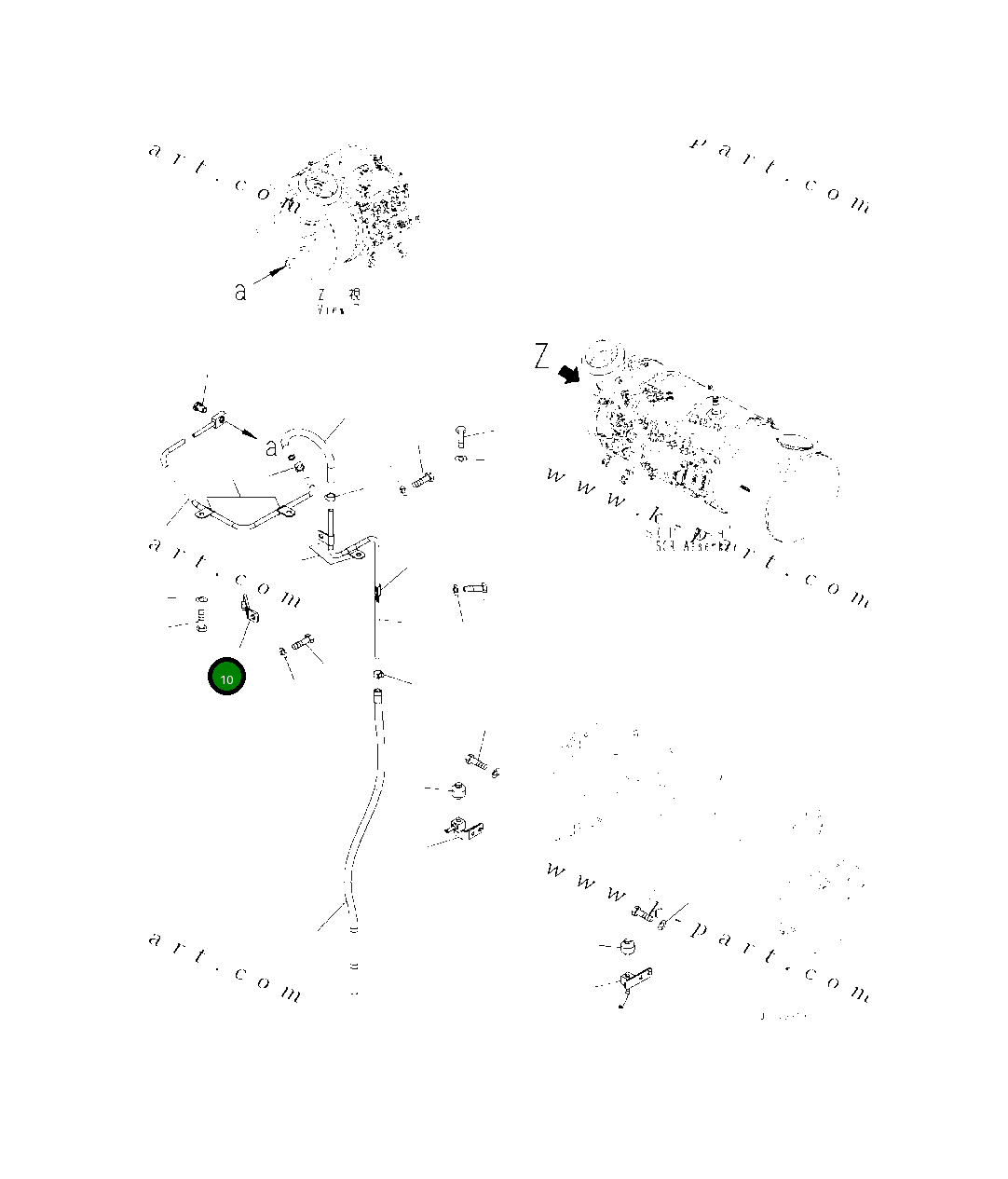 Кронштейн 419-01-51280 Komatsu