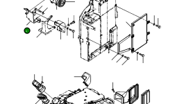 Кронштейн 22P-979-1261 Komatsu