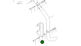 Кронштейн 258-20-52610 Komatsu