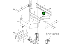 Лист 427-54-24541 Komatsu