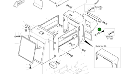 Кронштейн 5197-1072H Komatsu