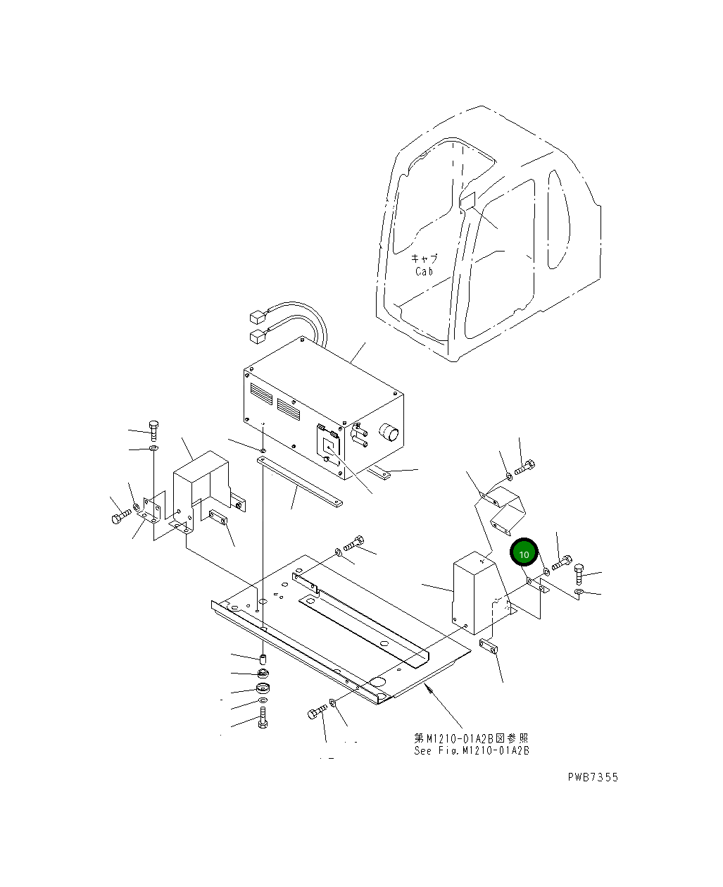 Кронштейн 20Y-54-24180 Komatsu